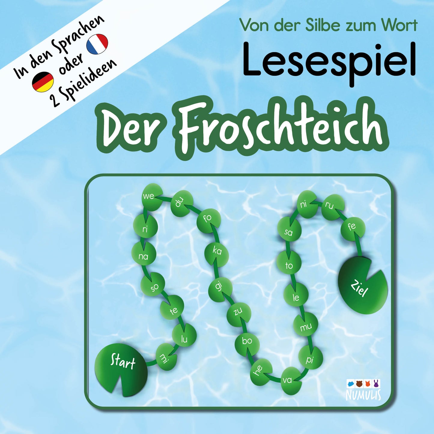Lesespiel "Der Froschteich" 📌