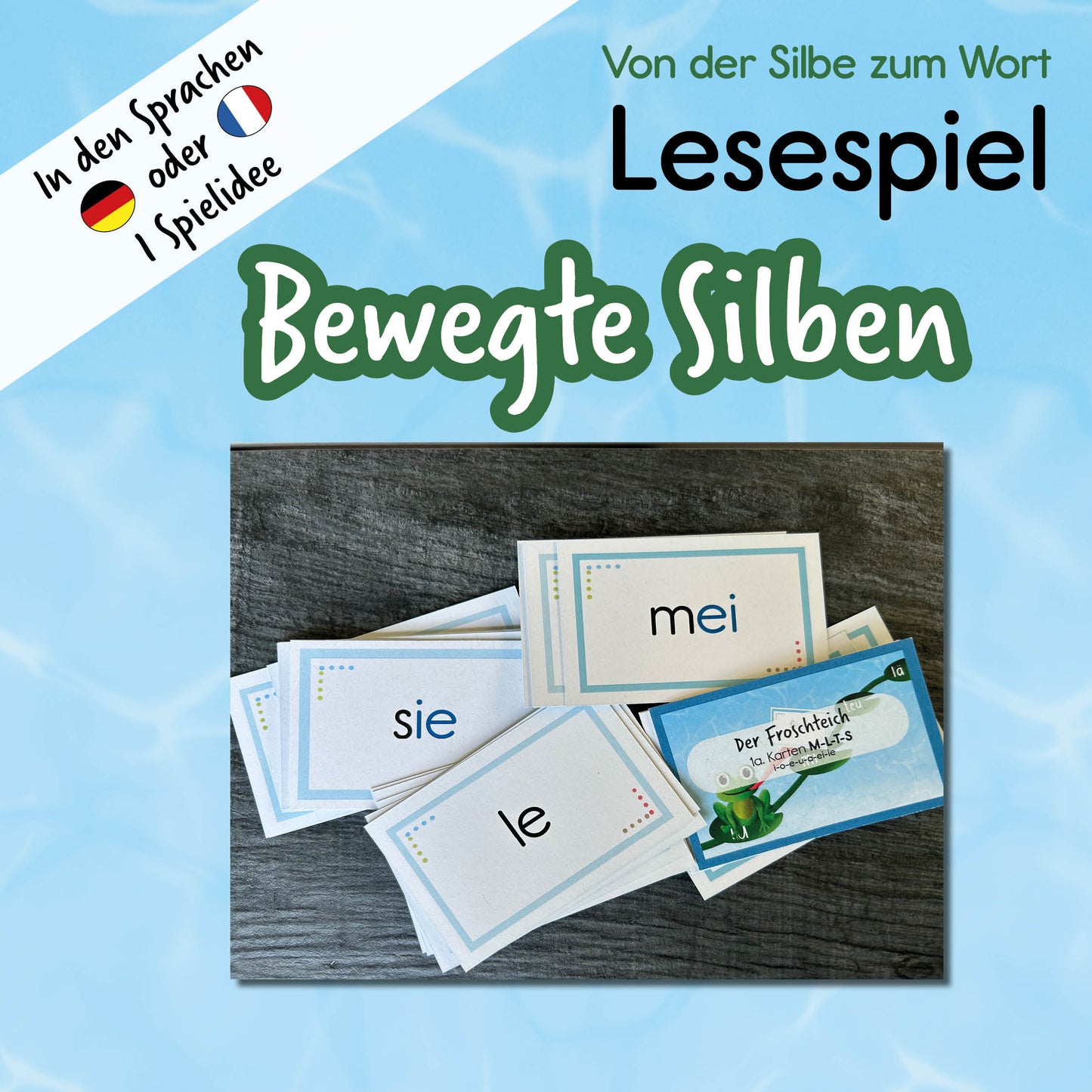 Lesespiel "Bewegte Silben"