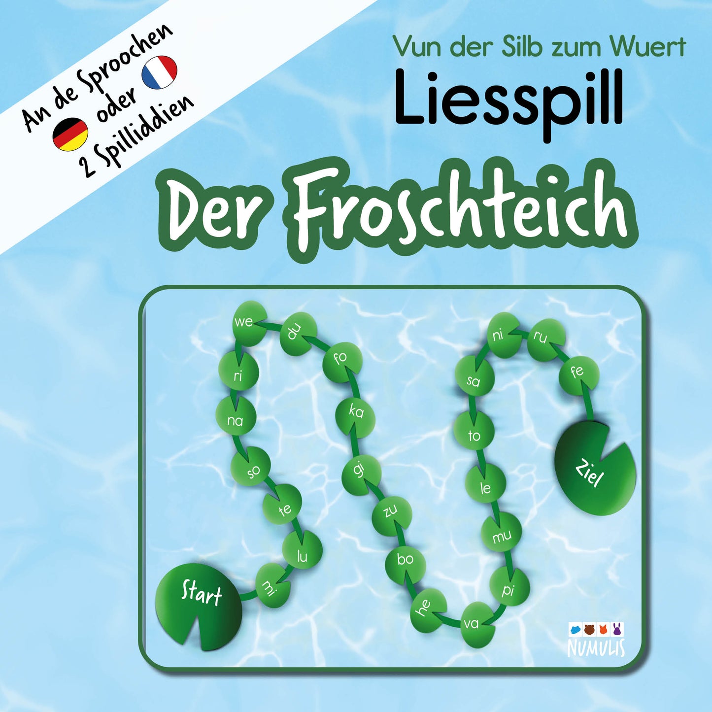 Lesespiel "Der Froschteich" 📌