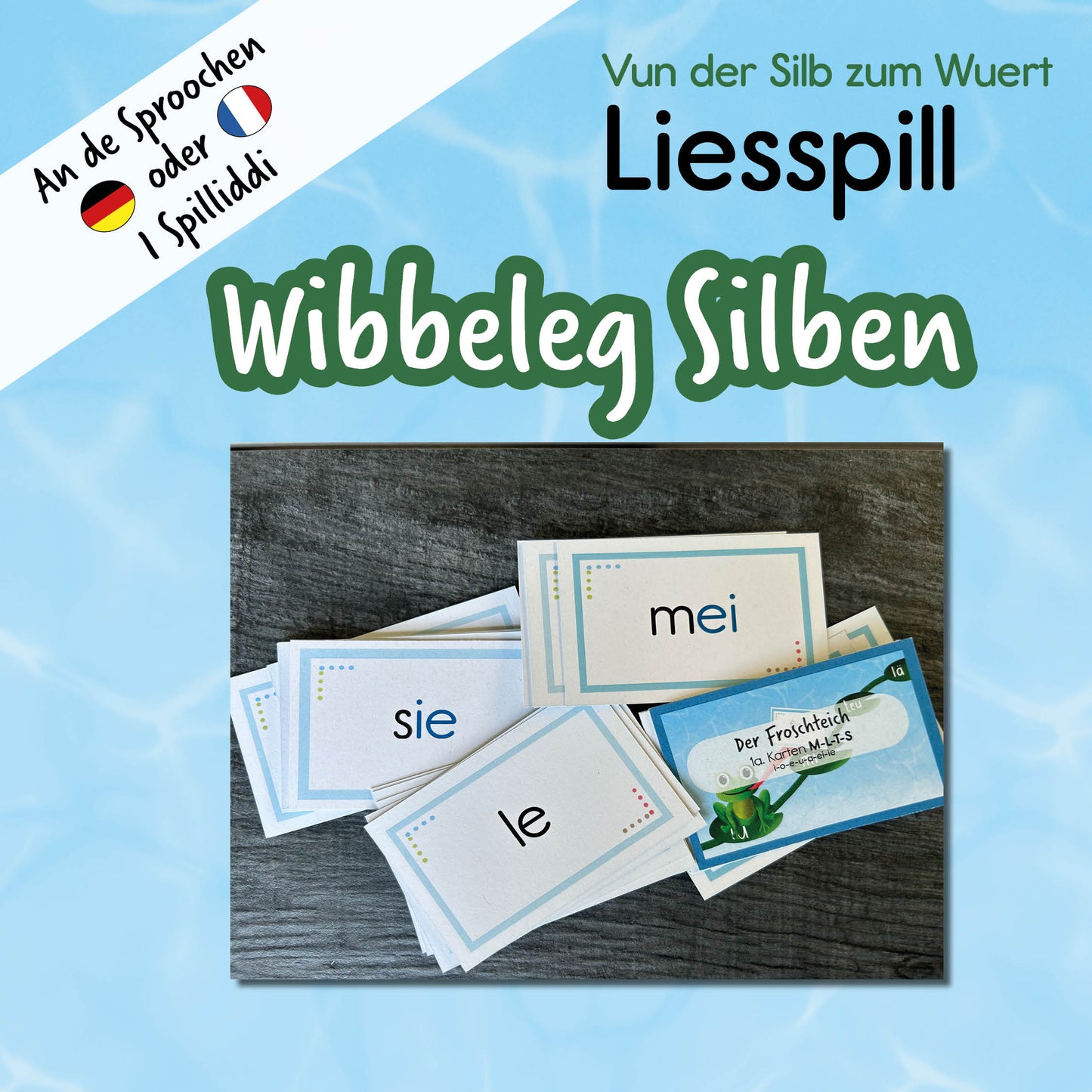 Lesespiel "Bewegte Silben"
