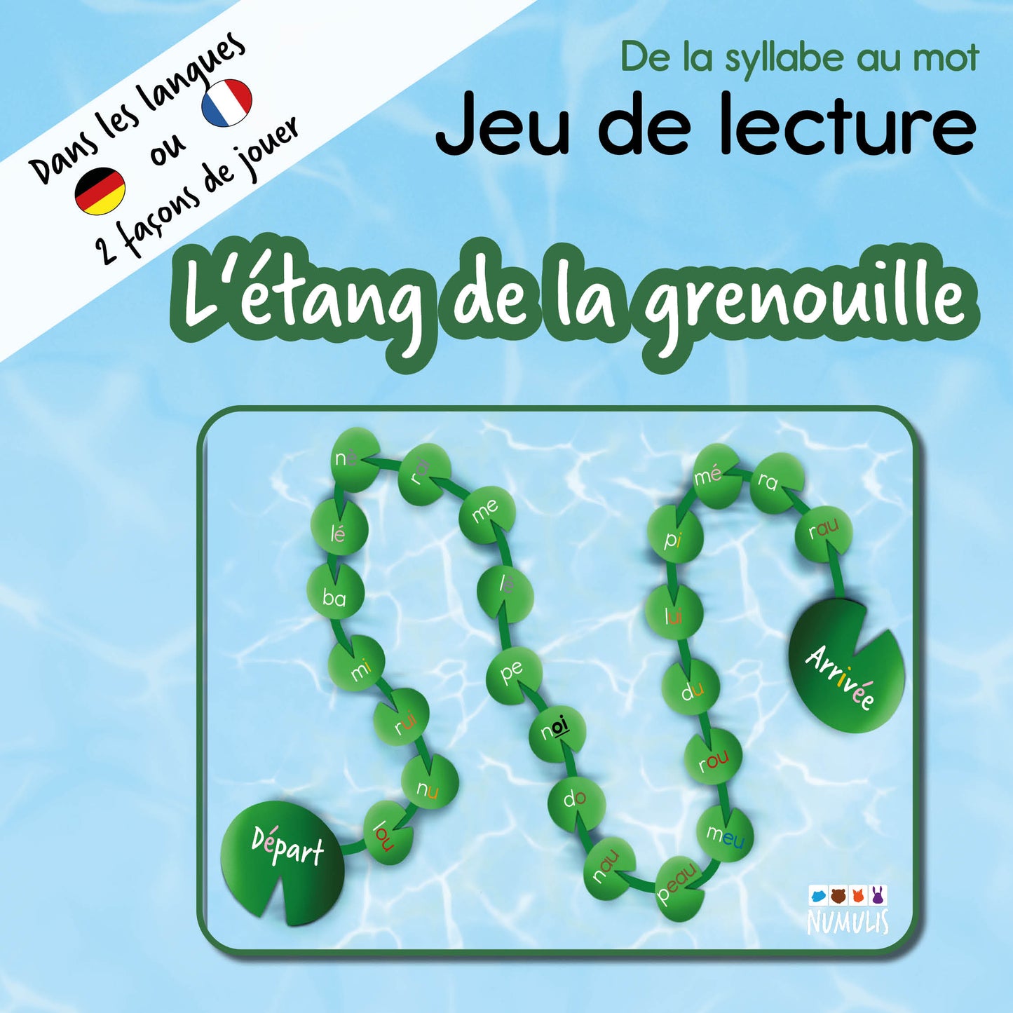 Lesespiel "Der Froschteich" 📌