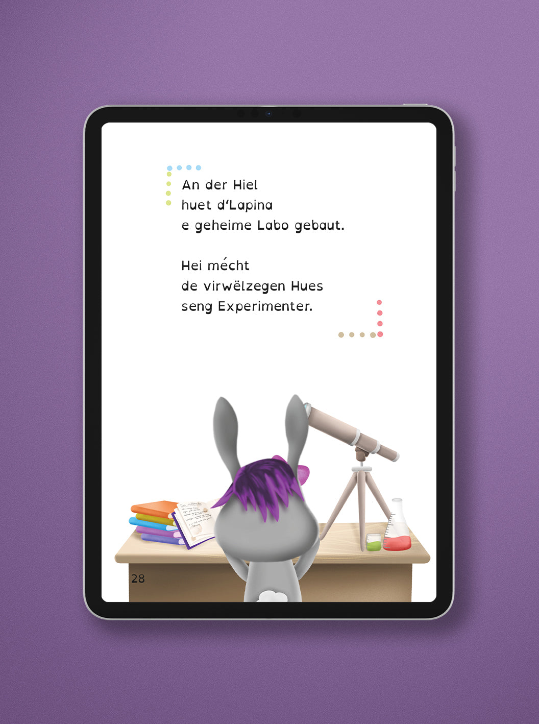 Liesbuch "Lapina komplett virwëlzeg"