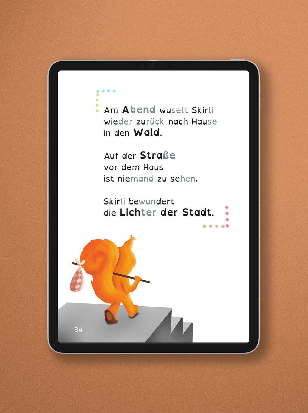  Livre de lecture "Skirli-totalement agitée" 