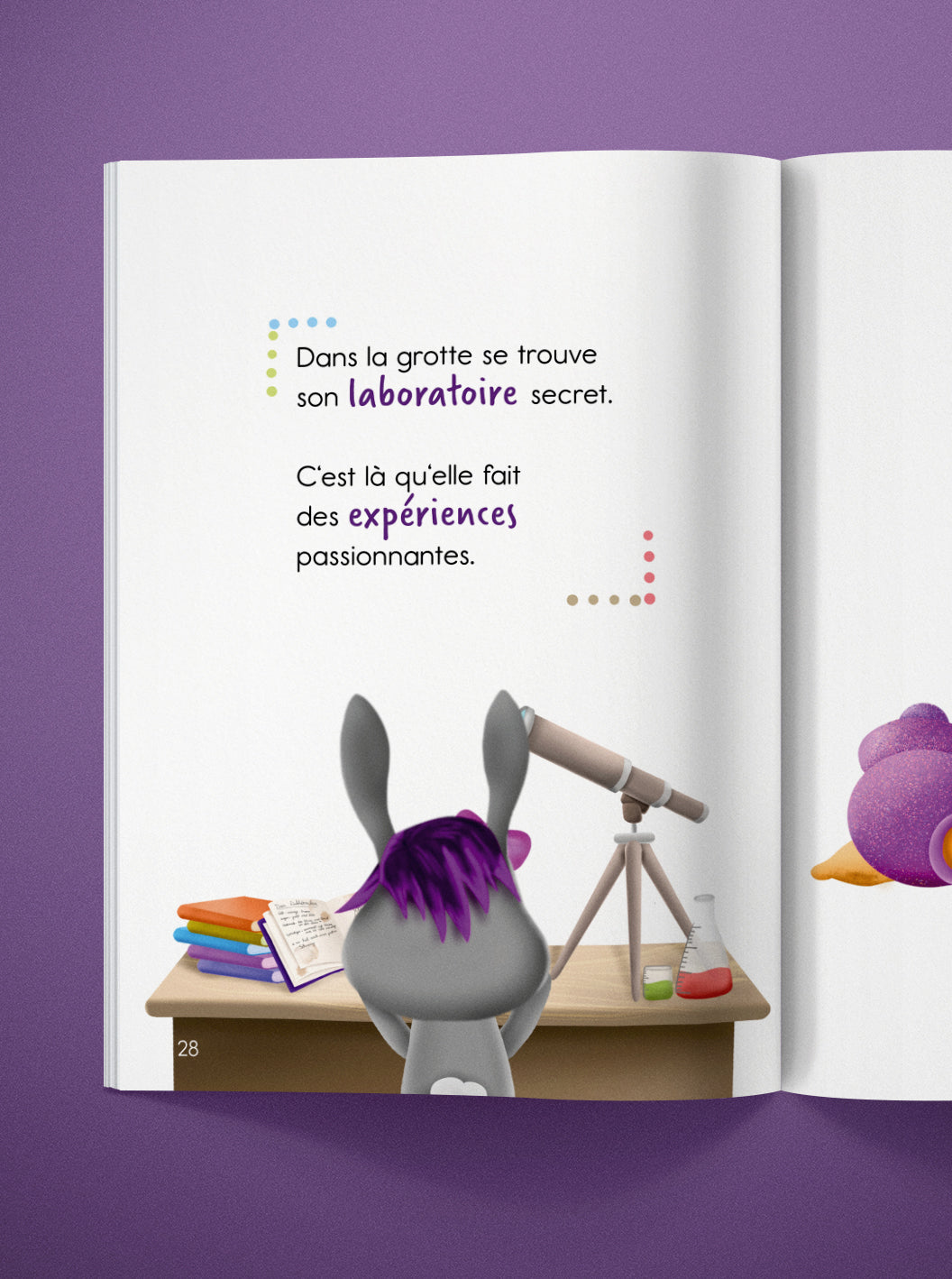 Livre de lecture "Lapina totalement curieuse"