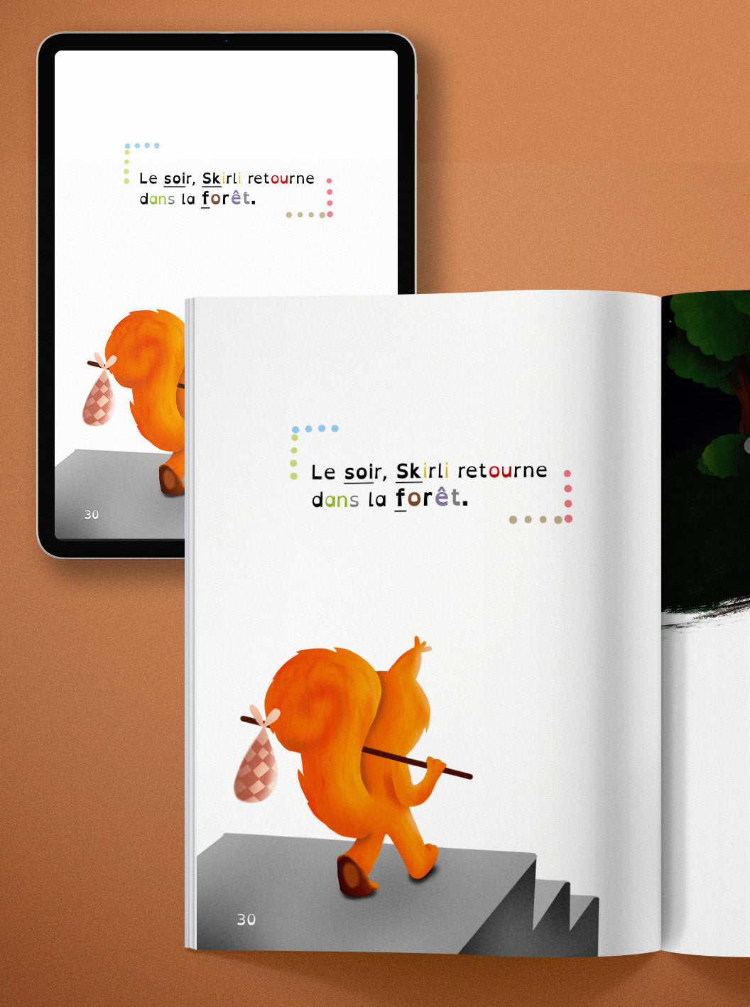 Liesbuch "Skirli totalement agitée"