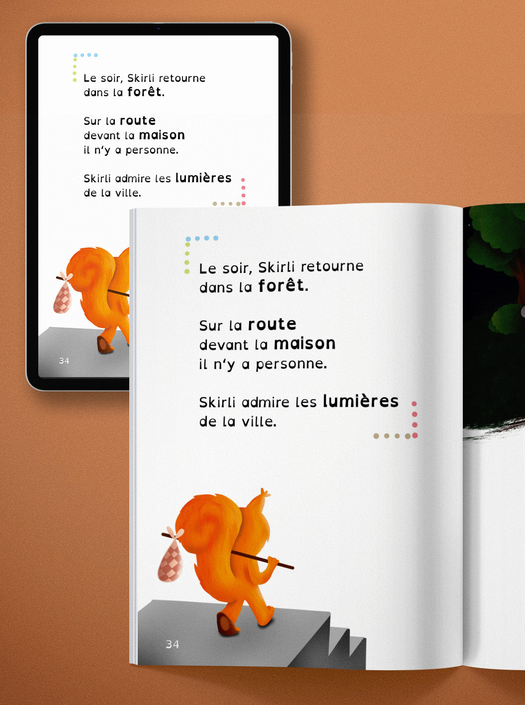 Liesbuch "Skirli totalement agitée"