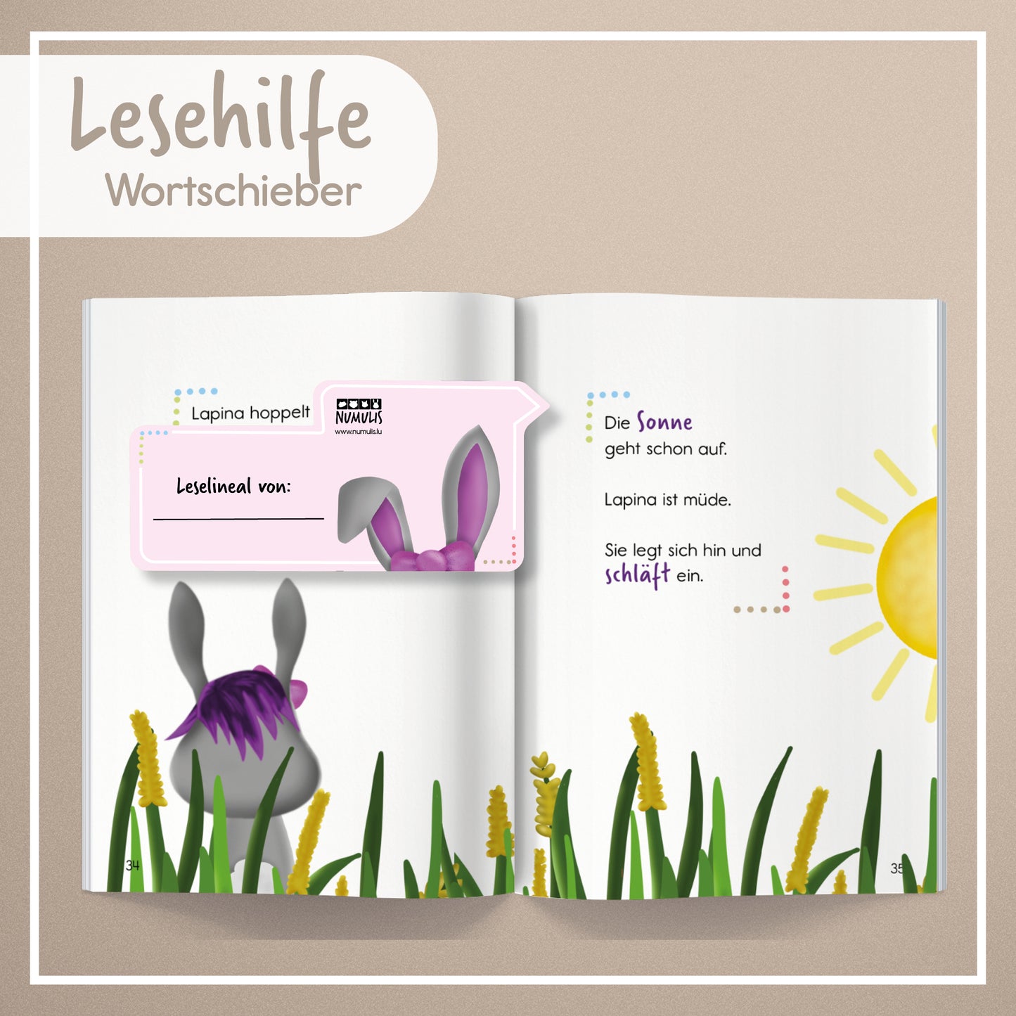 Aide à la lecture - curseur de mots 1