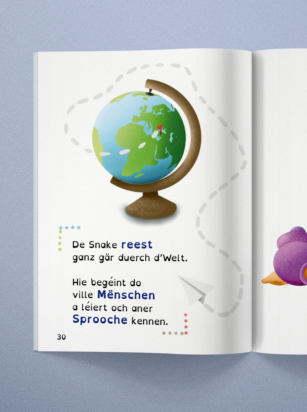 Livre de lecture "Snake komplett duercherneen"