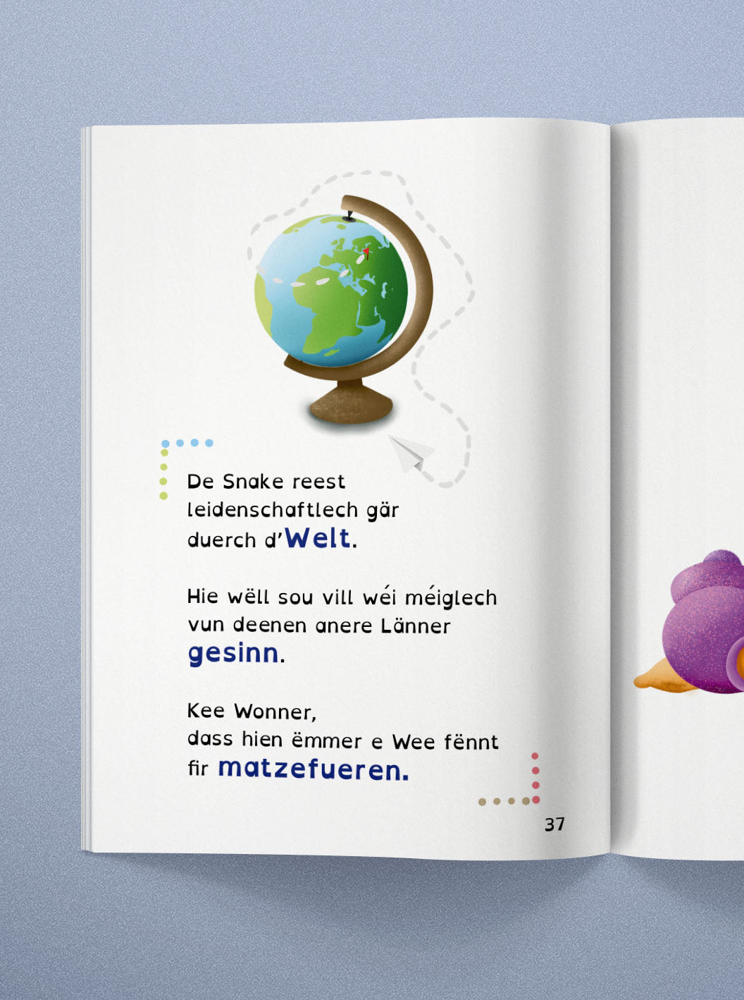 Livre de lecture "Snake komplett duercherneen"