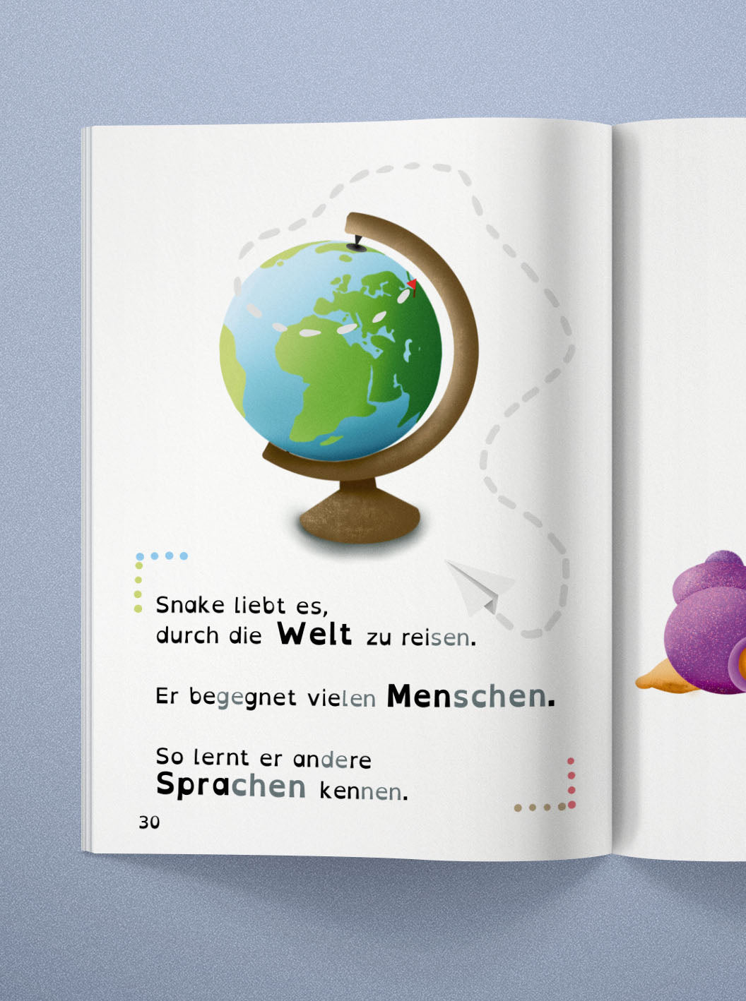 Livre de lecture "SNAKE-total verpeilt"