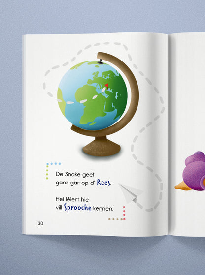 Livre de lecture "Snake komplett duercherneen"