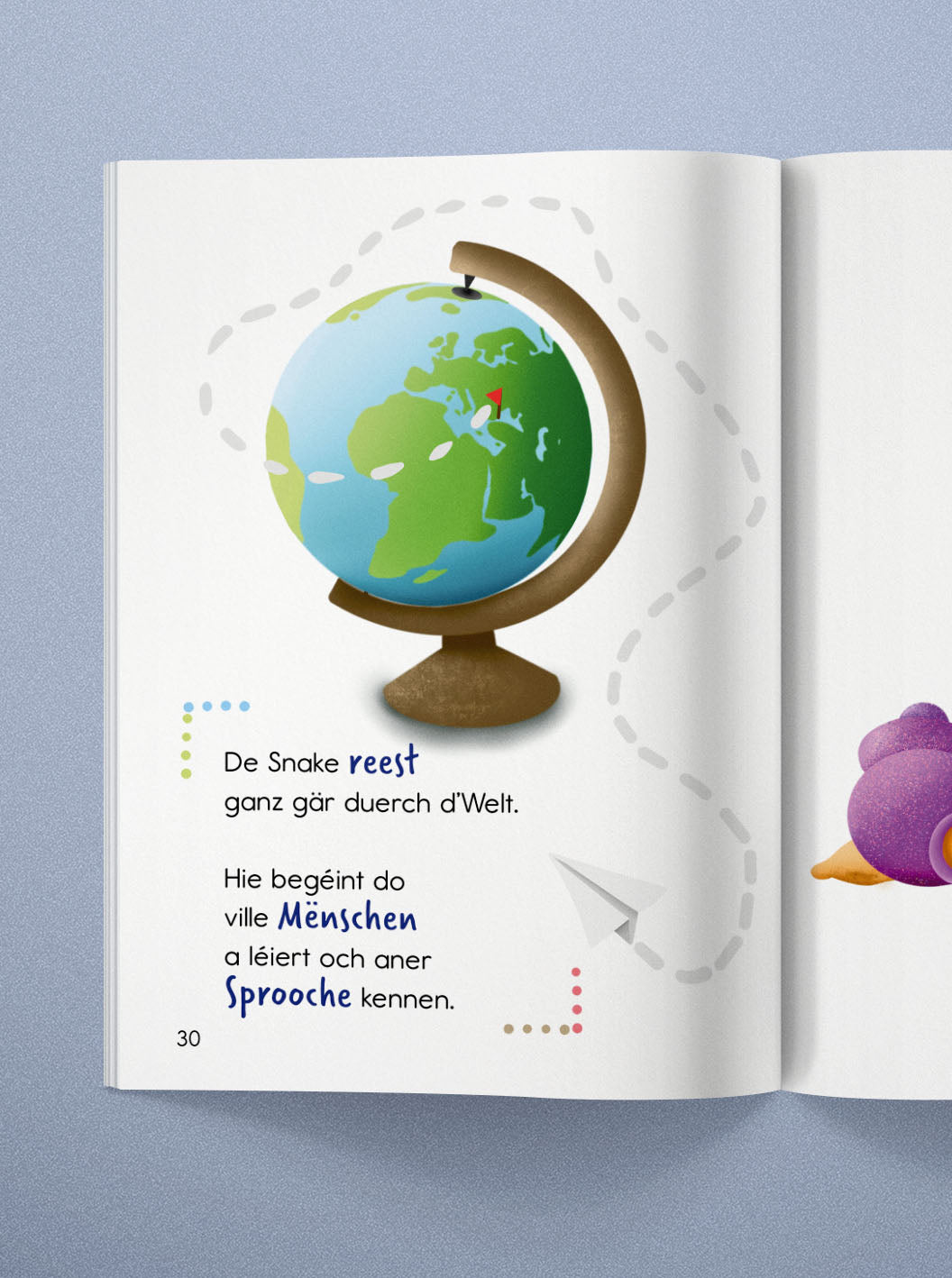 Livre de lecture "Snake komplett duercherneen"