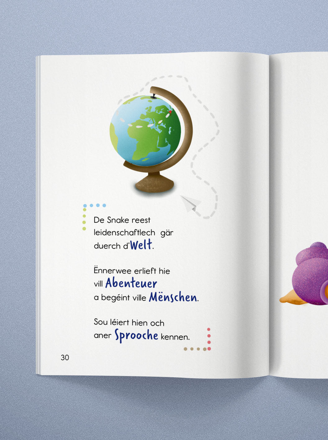 Livre de lecture "Snake komplett duercherneen"