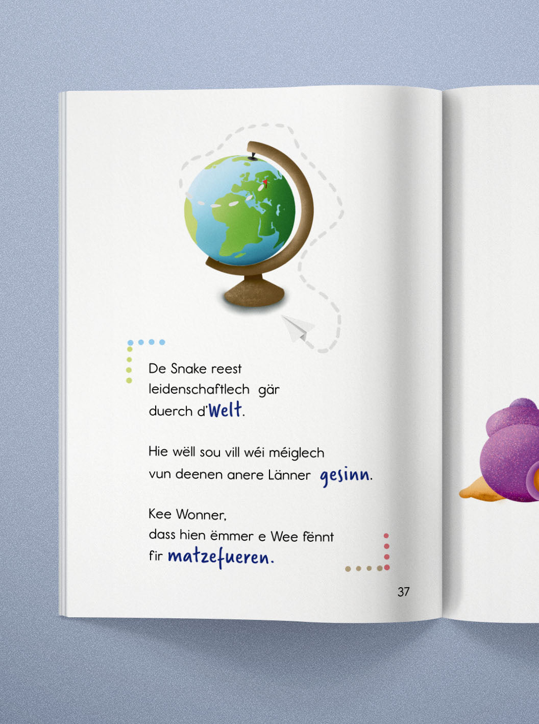 Livre de lecture "Snake komplett duercherneen"