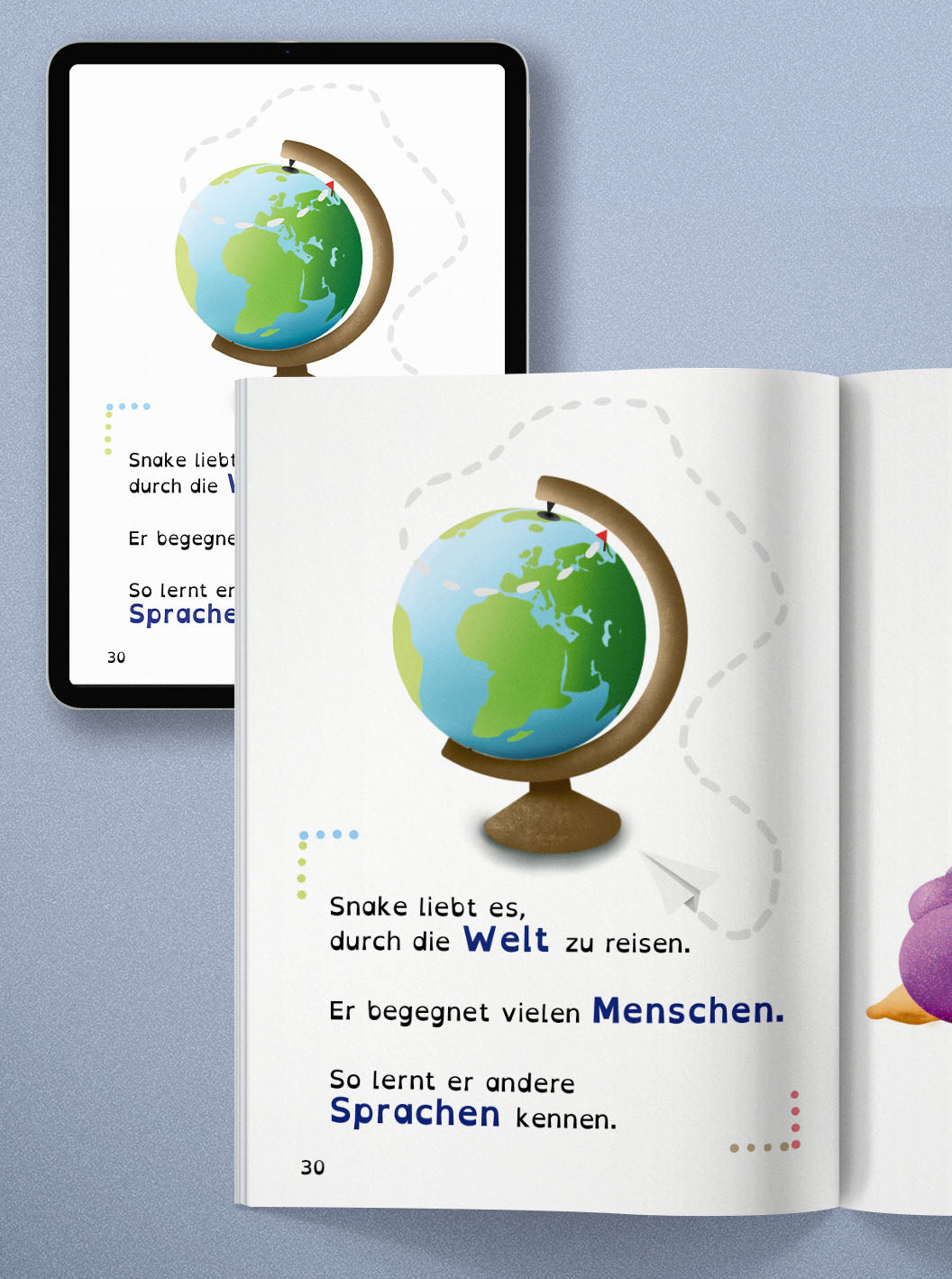 Livre de lecture "SNAKE-total verpeilt"