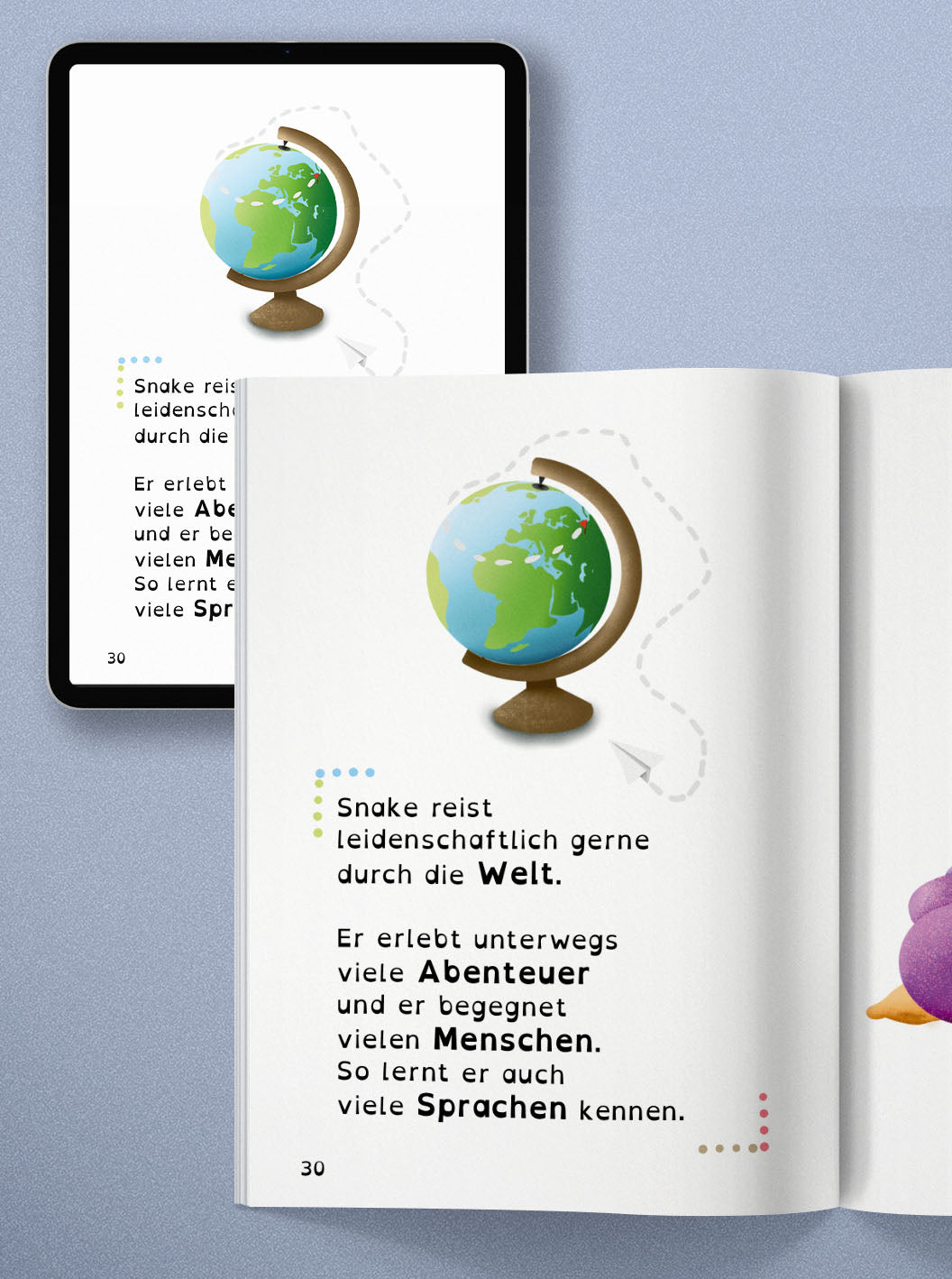 Livre de lecture "SNAKE-total verpeilt"