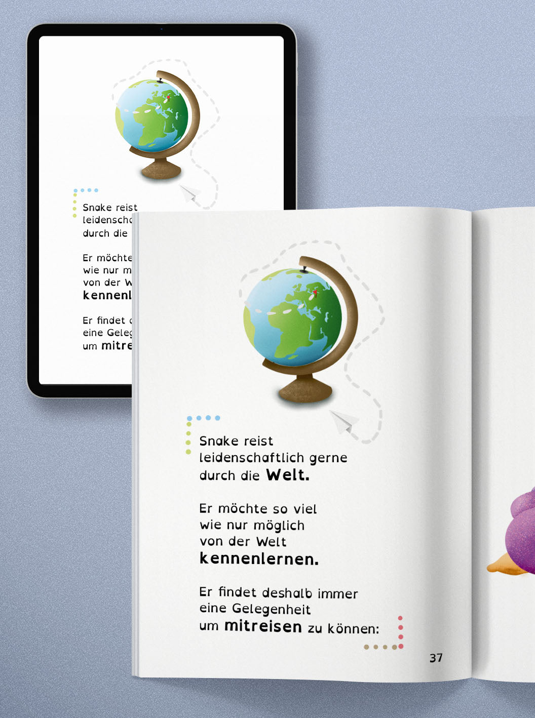 Livre de lecture "SNAKE-total verpeilt"