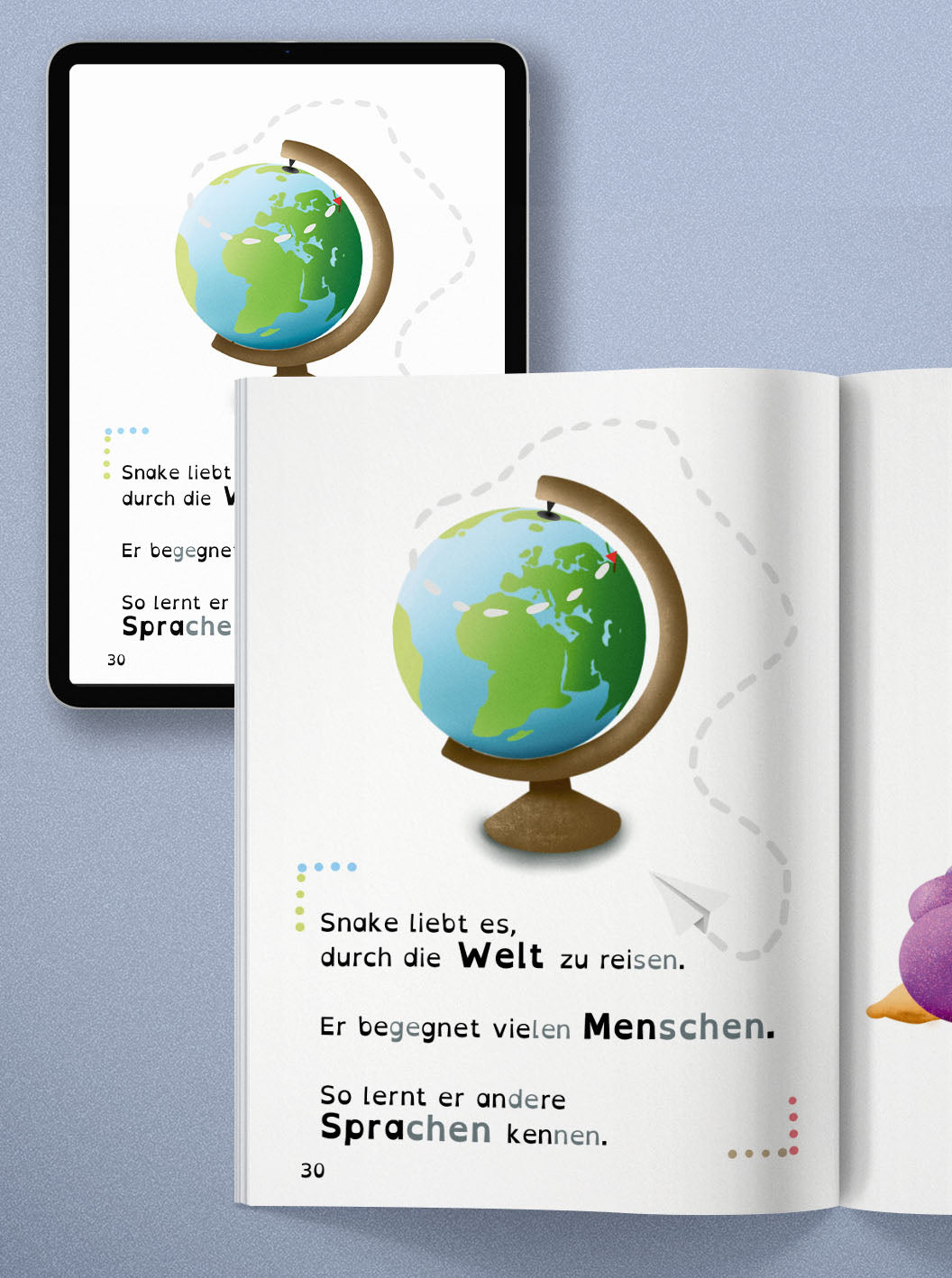 Livre de lecture "SNAKE-total verpeilt"