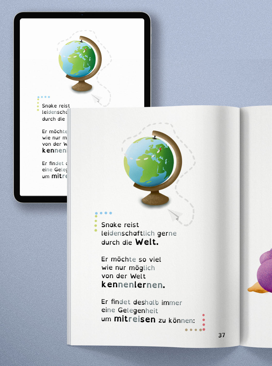 Livre de lecture "SNAKE-total verpeilt"